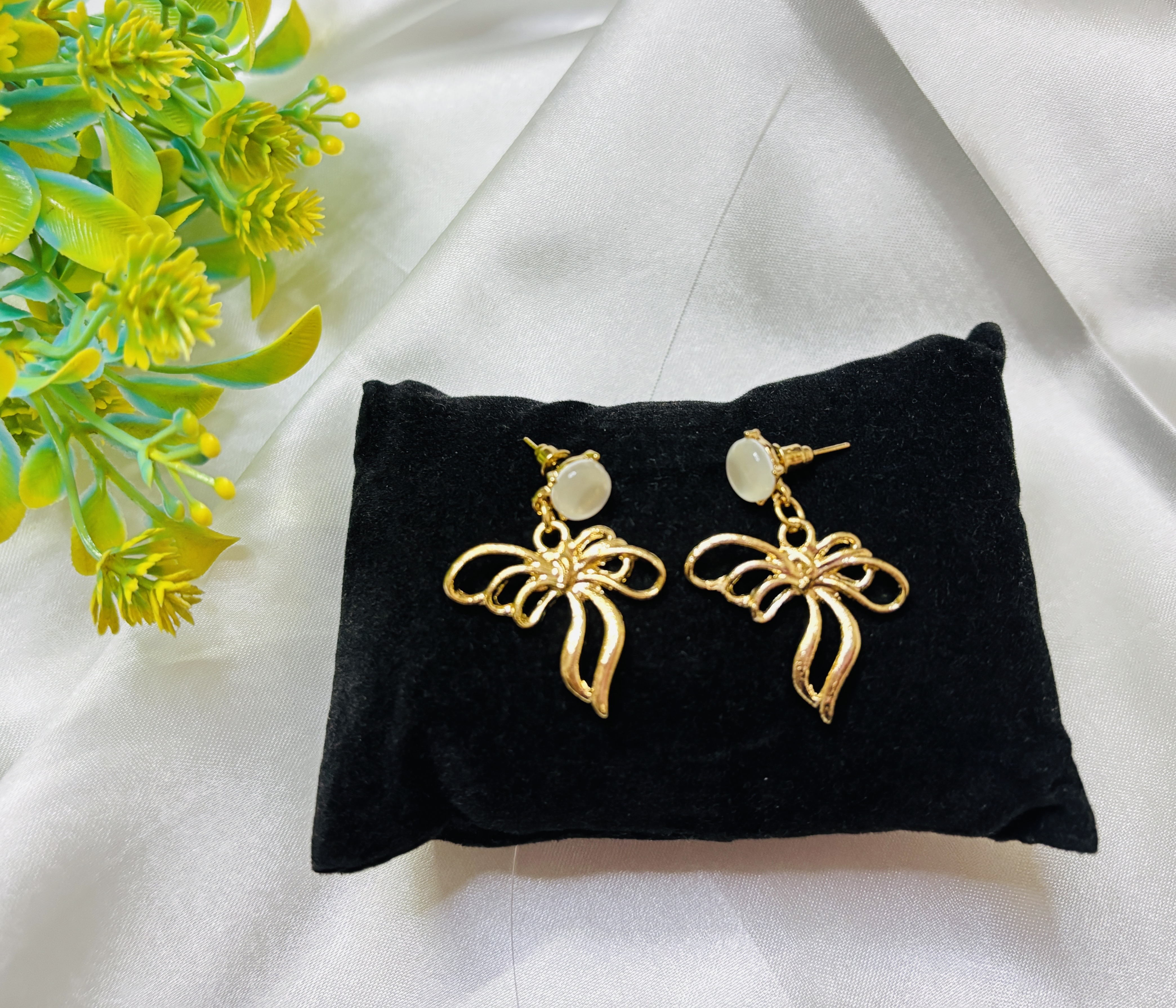 Bow Drop Earrings