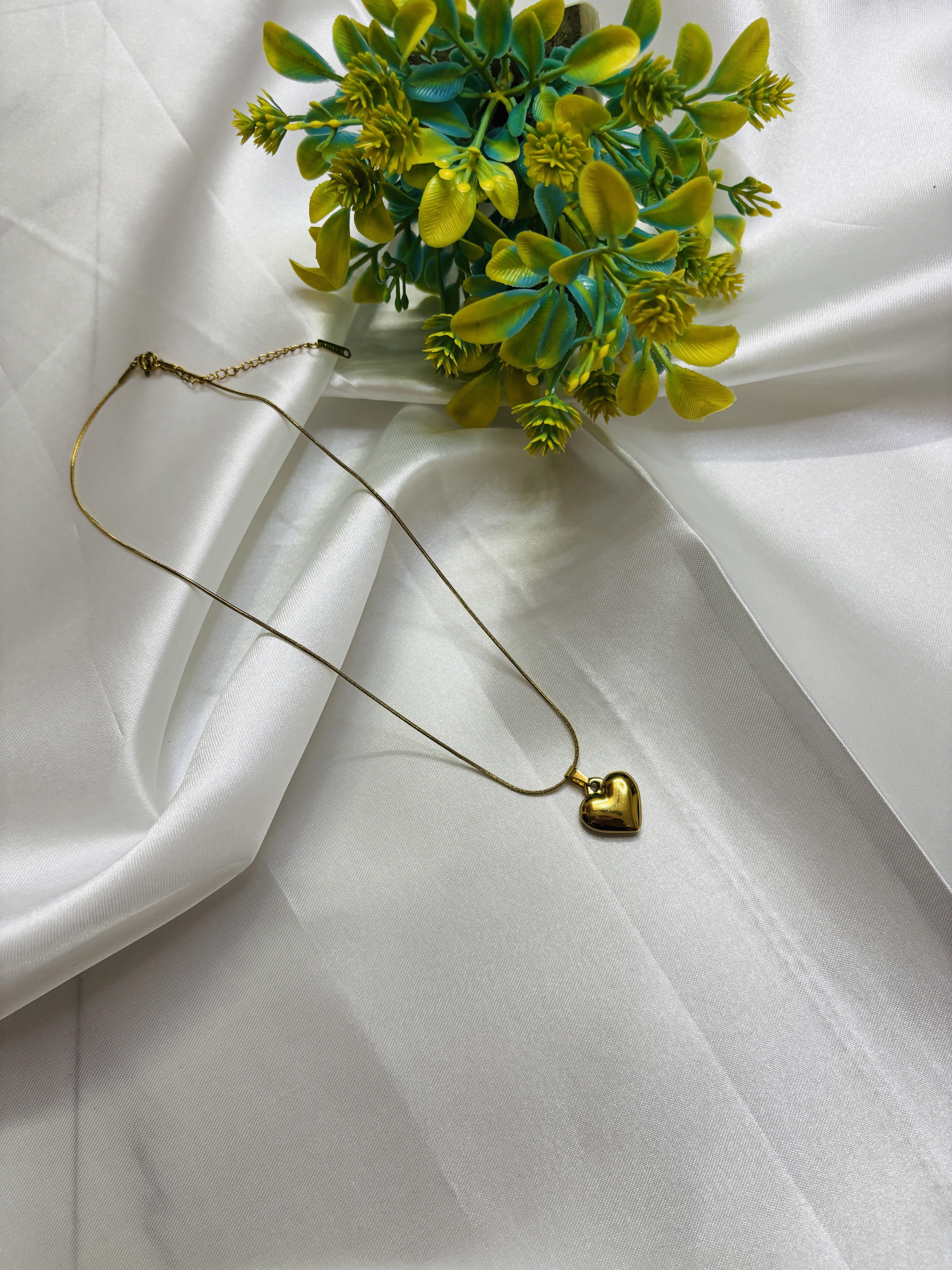 Classic Glossy Heart Necklace