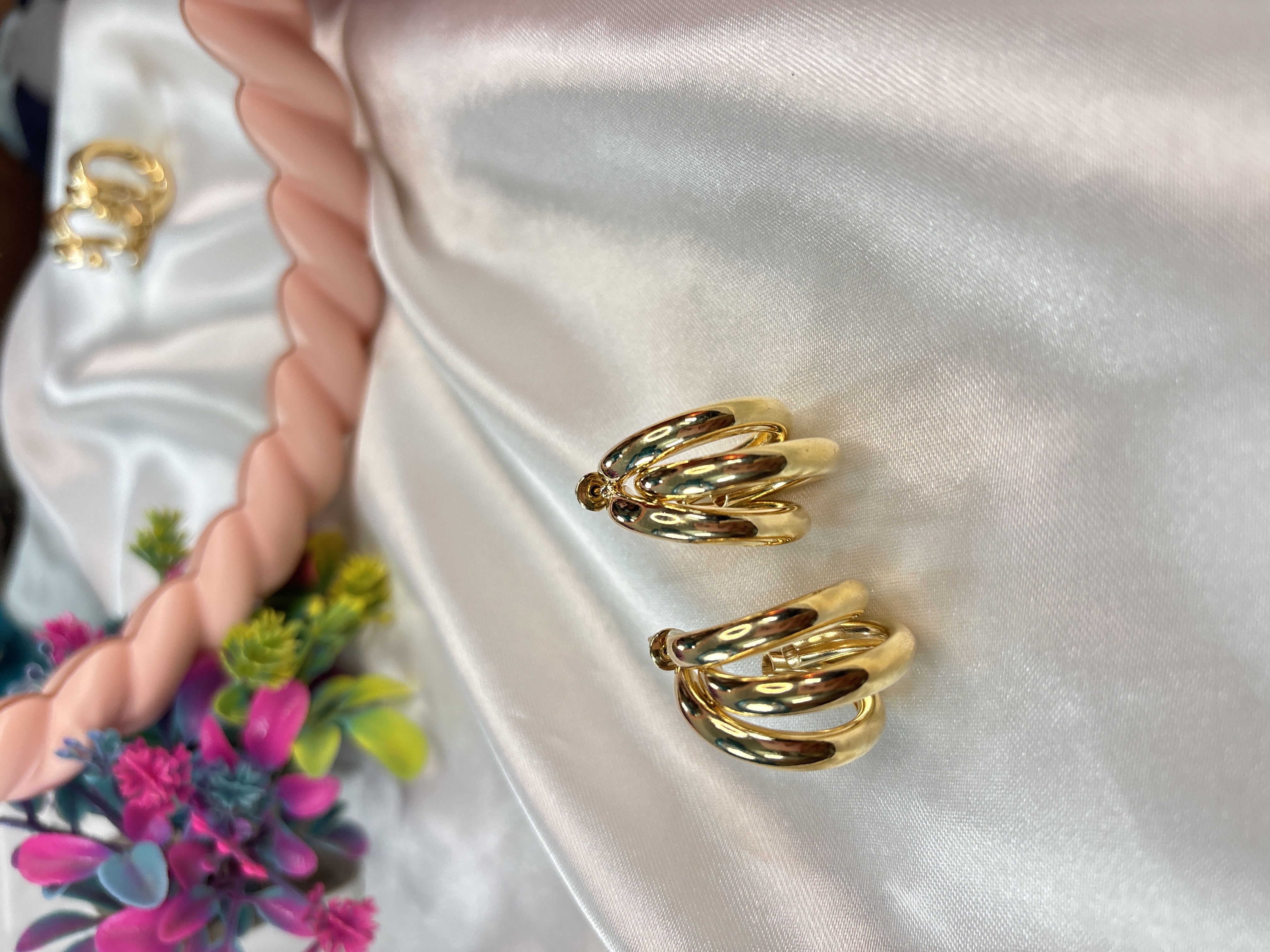 Triple Loop Earrings