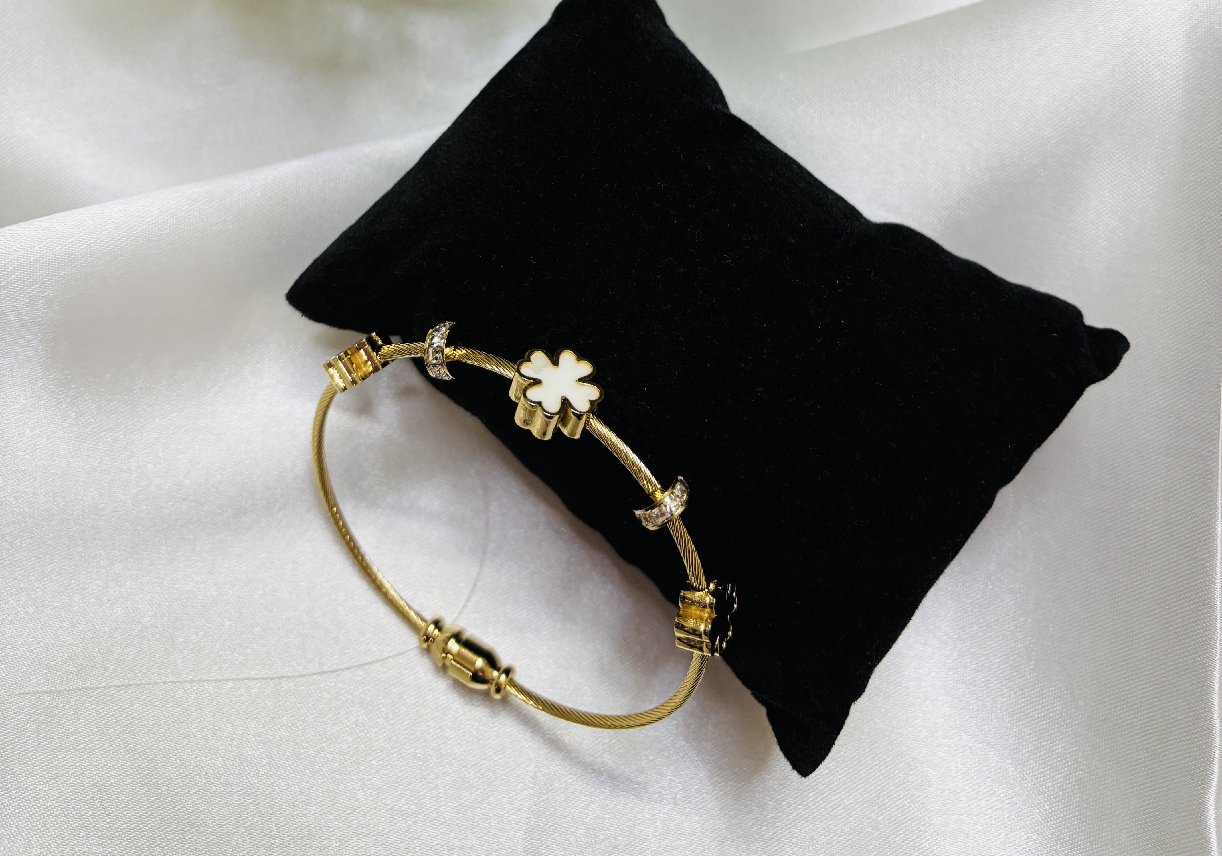 Floral Charm Bracelet