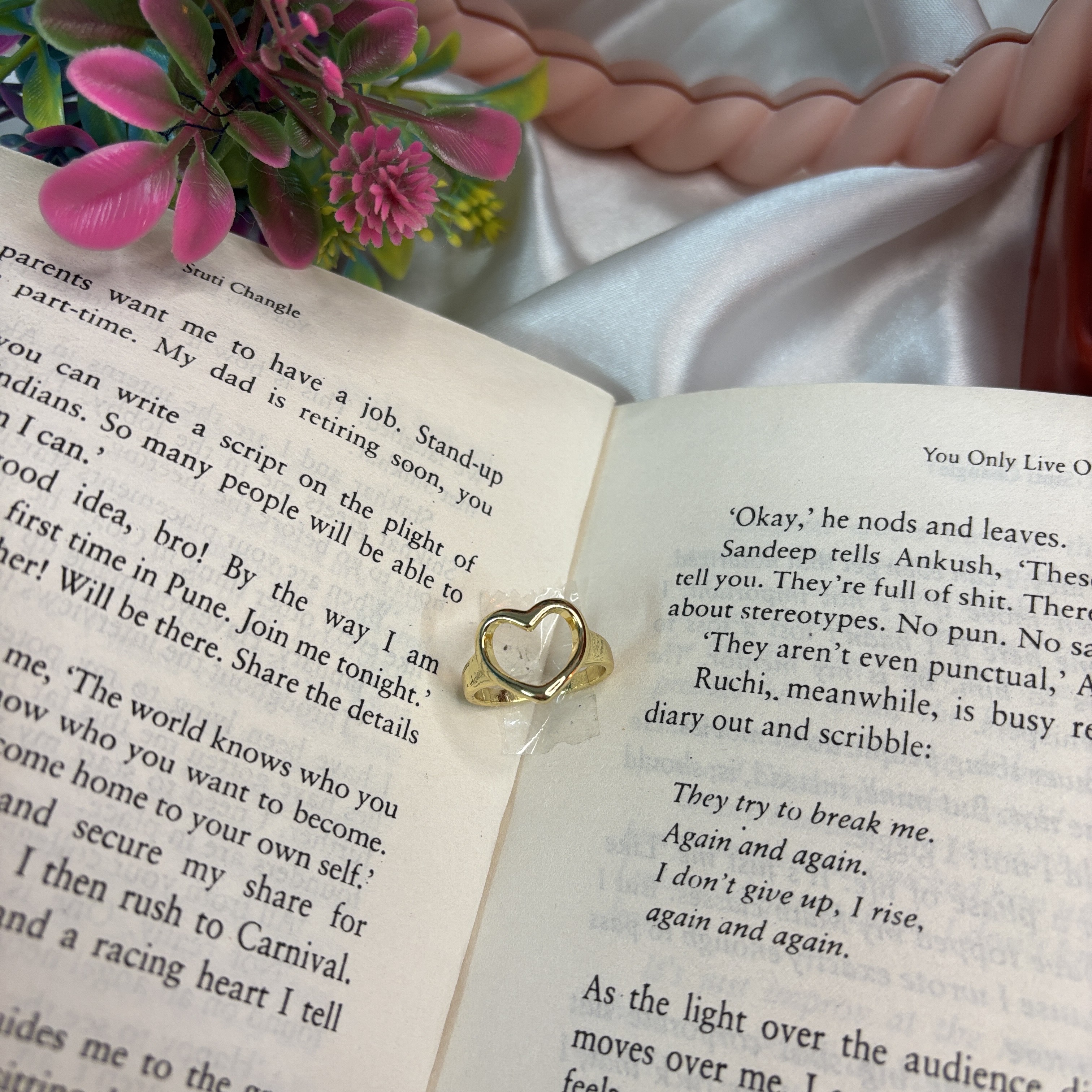 Golden Heart Ring